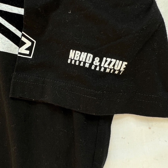 NHIZ Izzue Plus Neighborhood T-Shirt Union Jack Black XL Special Project Cotton - Picture 6 of 11